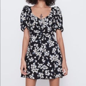 ZARA DAISY PRINT DRESS